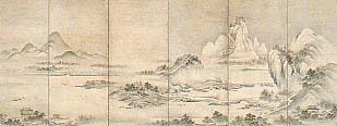 西湖図（右隻）－日本美術史のための参考作品－