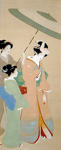 上村松園　「春」（昭和13年）